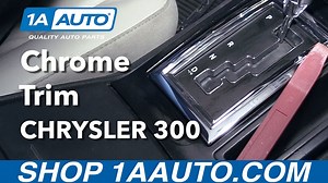 How to Replace Console Mounted Shifter Bezel 2005-07 Chrysler 300