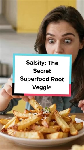 Meet salsify—the root veggie packed with prebiotic fiber! Try this easy roasted salsify recipe for a healthy, immune-boosting meal. #salsify #superfoods #guthealth #healthyrecipes #rootveggies