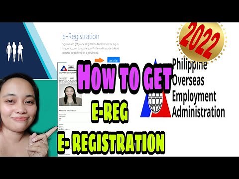 POEA E-REGISTRATION | E-REG