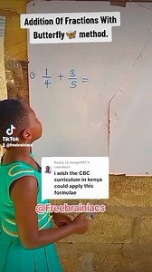 3.6K views · 101 reactions | Addition of fractions with butterfly 曆 method. #maths #mathematics #teaching #reelsviralシ #fypシviralシ2024 #freebrainiacslearners | Freebrainiacs Learners | Facebook