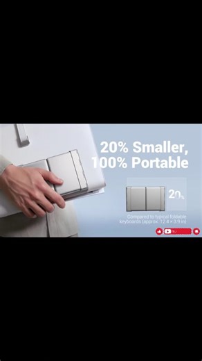 Foldable Bluetooth Keyboard for Easy Typing Anywhere #amazonfinds #shortvideo