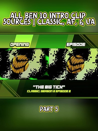 All Ben 10 Intro Clip Sources