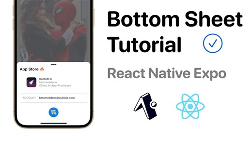 React Native - 功能强大的交互式底部表单(React Native Bottom Sheet)
