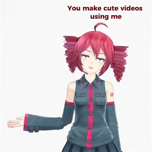 teto is mad with me :( #hatsunemiku #miku #vocaloid #anime #teto #mmd #memes #kasaneteto