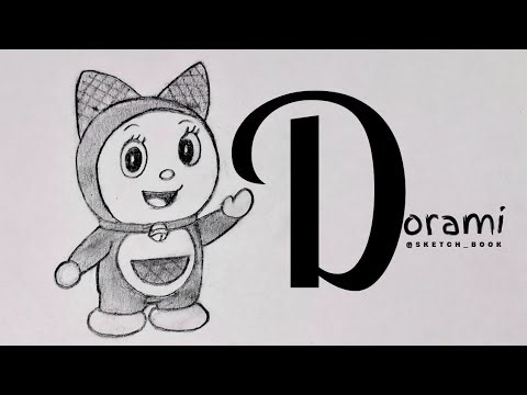 How to Draw Dorami | Easy Step by Step | Dorami from Doraemon Drawing | Sketch_Book