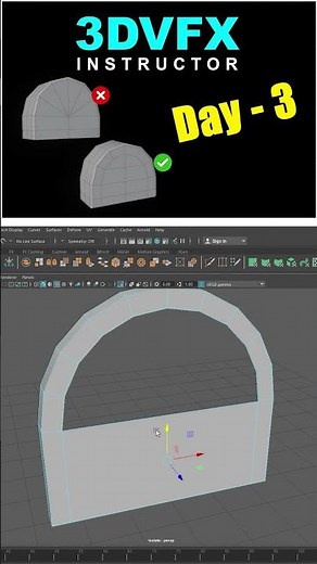 The Importance of Topology in 3D Maya: A Beginner’s Guide Day3
