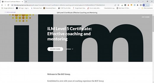 ILM Level 5 Coaching and Mentoring Online Course