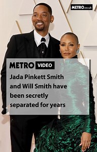 30K views · 99 reactions | It turns out Jada Pinkett Smith and Will Smith have been secretly separated for seven years! So they split in 2016 and live ‘completely separate lives’ but have never gone through with a divorce. Be honest, does it come as a surprise to you? #MetroUK #EntertainmentNews #WillSmith #JadaPinkettSmith | Metro | Facebook