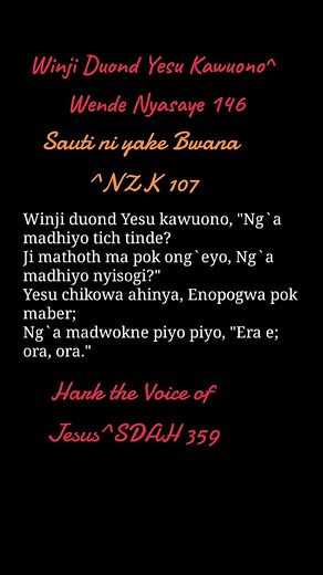 Wende Nyasaye SDA Hymnals Collection