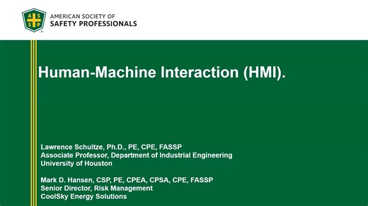 Human-Machine Interaction (HMI)