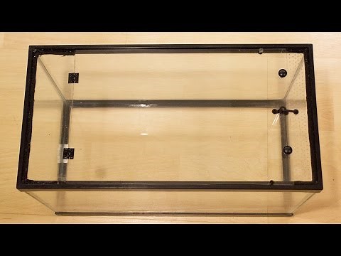 DIY 10g Aquarium to Vertical Vivarium Conversion - pt.1 Conversion