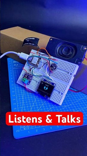 🗣️ I Made an AI That LISTENS & TALKS (ESP32 DIY)