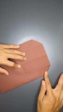How to fold your own envelope, origami letter folding ideas