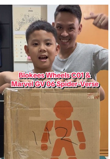 Unboxing Blokees Wheels C01 & Marvel Heroes Galaxy Version 06 Spider-Verse