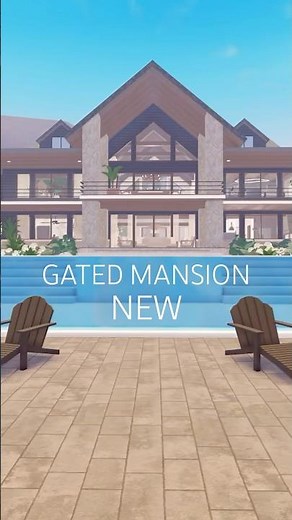 THE NEW GATED MANSION IN BERRY AVE 🏠 ✨ #berryave #berryavenueupdate #berryavenue #roblox
