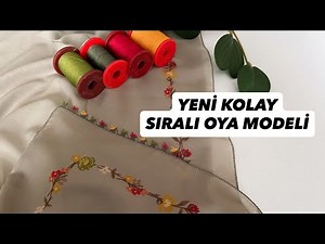 328) BRAND NEW EASY SEQUENTIAL NEEDLE LACE MODEL INSTRUCTIONS / Turkish Needle Lace