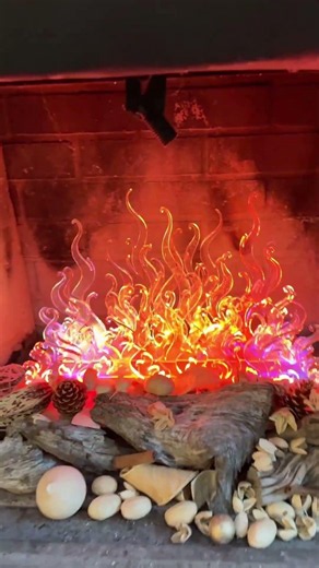LED Fireplace Insert with Laser Cut Flames and WLED - DIY Tutorial Project #adafruit