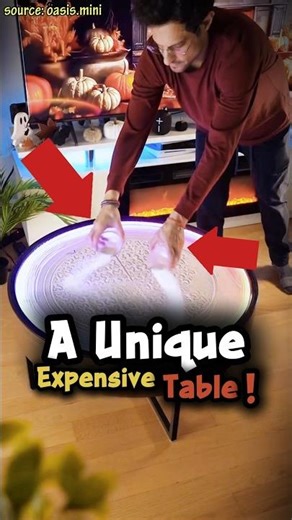 This table is very unique but also expensive😍 #denzelwashington