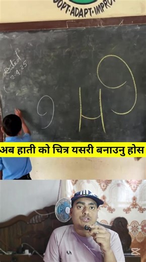 How to Draw an Elephant on a Blackboard