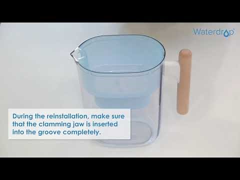 Waterdrop Chubby Water Filter Pitcher-Why I cannot see the color of the filter life indicator?