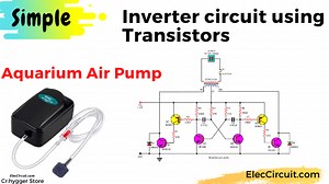 Simple inverter circuit using 6 transistor