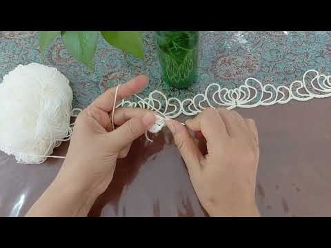Beautiful Floral Edge Table Runner 🌸| Crochet Tutorial