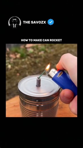 The Savozx | How to make a can rocket is a fun, educational DIY that shows a harmless, controlled launch using simple materials and safety steps. This... | Instagram