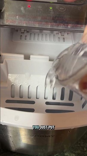 If your freezer is always out of ice, a countertop ice maker is such a simple fix