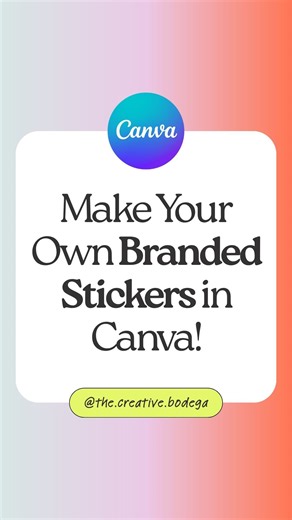 Em Connors | Canva Verified Expert & Content Strategist on Instagram: "Let’s turn your brand 👉 into custom stickers!!! Here’s how to create fun, pro-looking logo stickers in Canva: ✅ .SVG (Pro feature) & Transparent background ✅ “Shadow” -> “Outline” in your brand color ✅ Works on any background or design! Perfect for Reels, carousels, and making your content look way more polished with way less effort. 🎯 Pro tip: SVGs give you that crisp, editable magic…but they’re a Canva Pro f