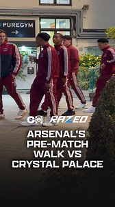 🚨 16-year-old Marli Salmon spotted with the squad this evening after being involved in training yesterday for Arsenal ahead of Crystal Palace in the Carabao Cup. As I reported yesterday Piero Hincapié who suffered a shoulder injury early against Everton but played the full match has not been seen with the team as of yet. 🇪🇨❌ 🎥 Here’s footage of the pre-match team walk from today. | Connor Humm