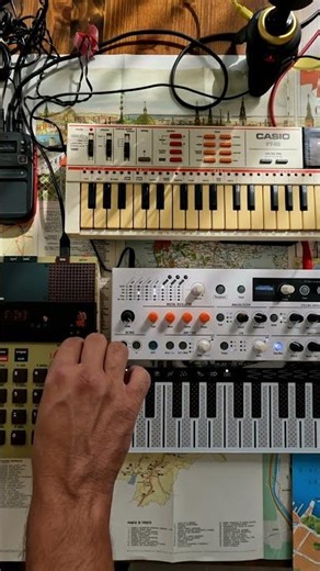 Teenage Engineering EP-1320 Medieval Demo with Microfreak and Casio PT82