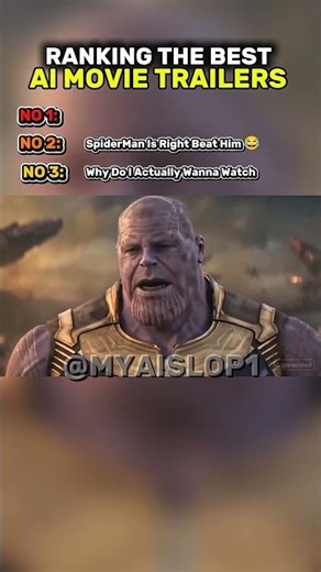Ranking The Best AI Movie Trailer