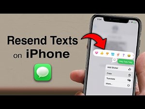 How to Resend a Text Message on iPhone - Step by Step