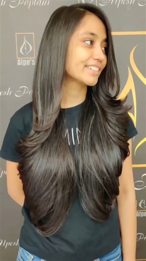 Butterfly cut vibes for a total hair makeover!🦋🔥 #butterflycut #haircutting #butterflylayers