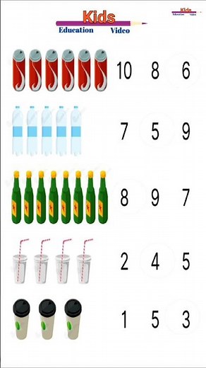 Counting Worksheet, Worksheet for LKG, Worksheet, Numbers Worksheet, #worksheet #counting