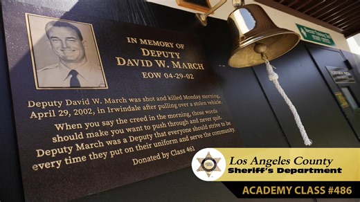 Live from the Sheriff's Academy in Whittier, California, the graduation ceremonies for Academy Class 486. | Los Angeles County Sheriff's Department