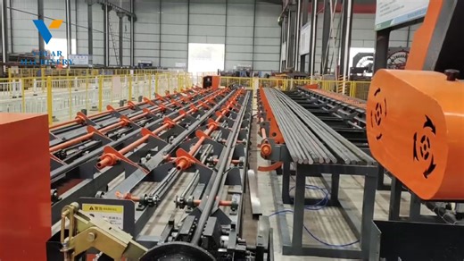 🔧 VOLAR Threading Production Line 🤖 Automated Control System The VOLAR threading production line adopts an automated control system, integrating feeding, positioning, threading, and inspection into one continuous process to ensure efficient and stable production. 🎯 High Precision & Uniform Quality The equipment operates with high precision, delivering uniform and standardized threading results, effectively reducing manual intervention and labor intensity. ⚙️ Flexible & Rational Design With a 