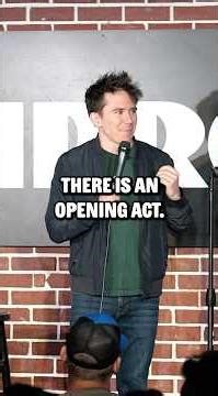 The Opening Act #comedy #standupcomedy #silly #concerts #jokes
