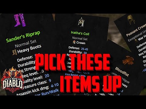 Best Items to Pick Up in Diablo 2 (Along the way!) | Daily Dose of Diablo Ep 20