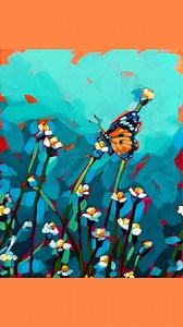 6.1K views · 167 reactions | This monarch butterfly is a great example of using big, loose brushstrokes for the background of your painting (and not being afraid to let the underpainting show ). Tell me what you think - is it easier to paint loose, or detailed? Let me know in the comments! #painteveryday #learntopaint #acrylicpainter #onlinepaintingclass #butterflypainting | Ali Kay Studio | Facebook