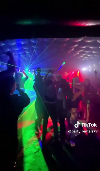 #creatorsearchinsights Come party with us inside our Inflatable Night Club and experience a whole new level of backyard fun. The moment you step inside, the vibe changes—sleek black walls, vibrant lighting, and the perfect party atmosphere that makes your event feel like a real VIP club experience. Our inflatable club is perfect for birthday parties, graduations, celebrations, private events, and backyard parties. It’s a unique way to bring friends and family together while creating an exciting 