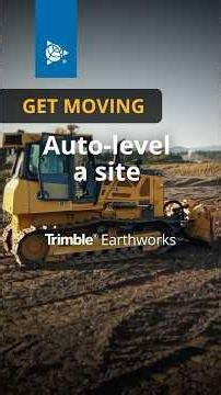 Auto-level a site with Cut-fill Mapping in Trimble Earthworks