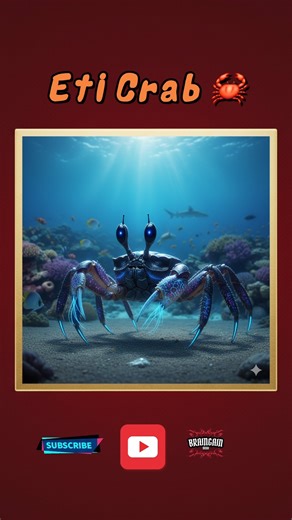 సముద్రపు ఎలియన్ 👽 #sea #eticrab #shortsfeed