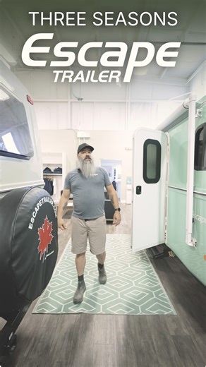 Escape Trailers on Instagram: "Thinking about an Escape Trailer? They’re solid 3-season campers—and with the right upgrades and smart camping habits, you can comfortably stretch them into a 3.5-season adventure rig. Perfect for early spring, late fall, and everything in between! #BuiltForYou #ThreeSeason #AdventureAllYear #EscapeTrailer"
