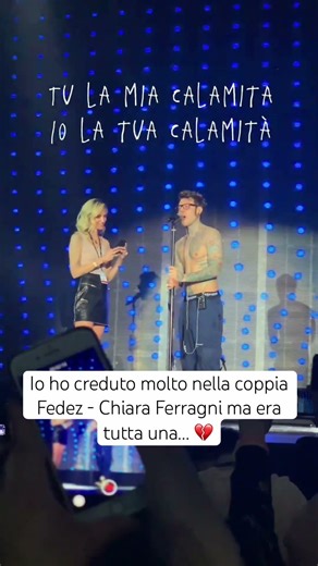 Io ho creduto molto nella coppia Fedez - Chiara Ferragni ma era tutta una… 💔