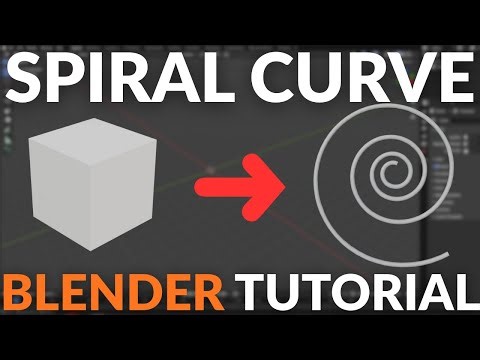 How to Create a Spiral Curve in Blender