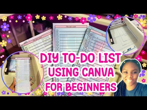 How To Make Peel Away To-do list using Canva | 12" HFS Paper Trimmer | Aesthetic Notepads