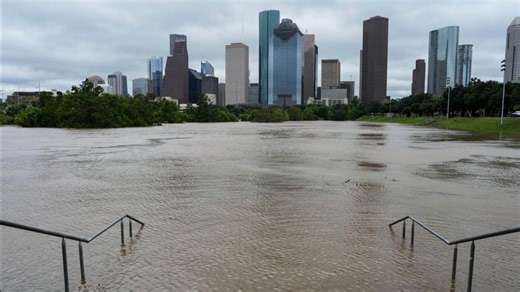 See which bayous and channels are flooding around Houston following Tropical Storm Beryl