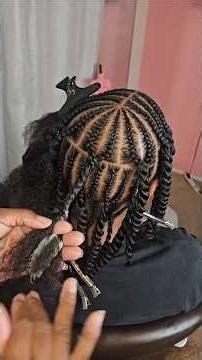 Men Invisible Braids Tutorial