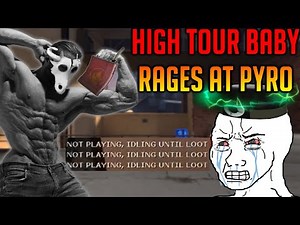 Toxic, high tour baby RAGES after I try to play pyro in MVM